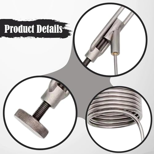 Beer Sampling Valve Coil, Practical, Easy-to-Install, Lightweight Dehumidification and Fermentation Vessel Accessory for Home, Style B