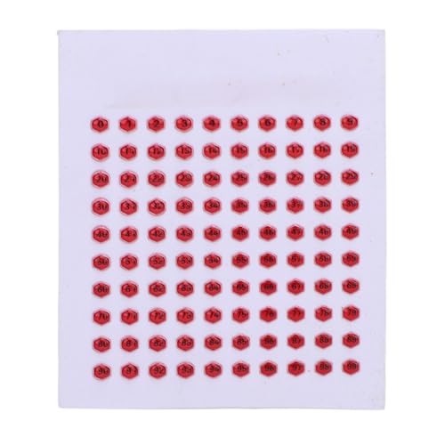Queen Bee Marking Kit, Marking Bottle, 0-99 Number Sticker, Tweezers, Plastic Material, for Beehive Management, Beekeeper Supplies (Red) - color: Red