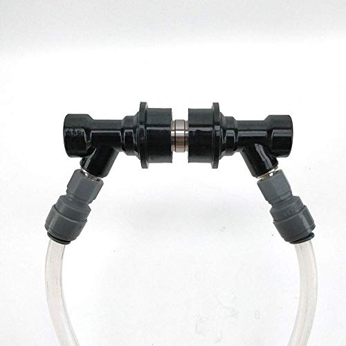 2PCS Homebrew Beer Ball Lock Jumper Post Corny Keg Liquid and Gas Jumper Post Double Ended Corny Post Stainless Steel 304 Keg Quick Disconnect Jumper Post for Cleaning Beer Brewing