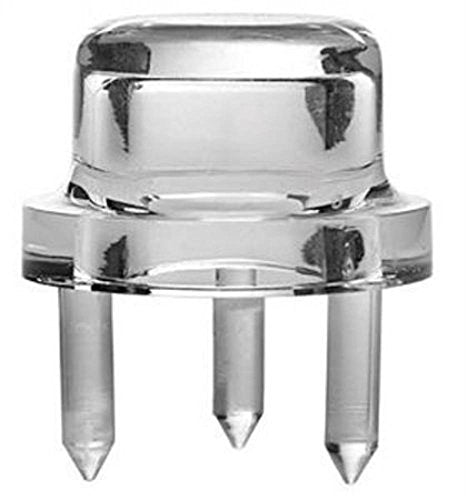 Franmara 1074-PC Acrylic Button-Style Three-Pronged Cheese Clinchers, Set of 2