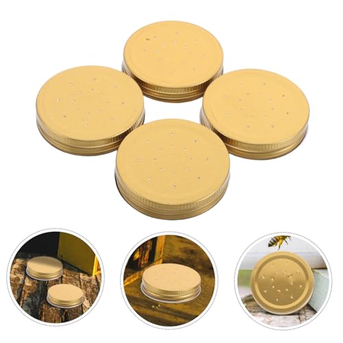 balacoo 4pcs Beehive Entrance Water Feeder Beekeeping Equipment for Bee Watering Station Lid Feeders Beekeeping Supplies