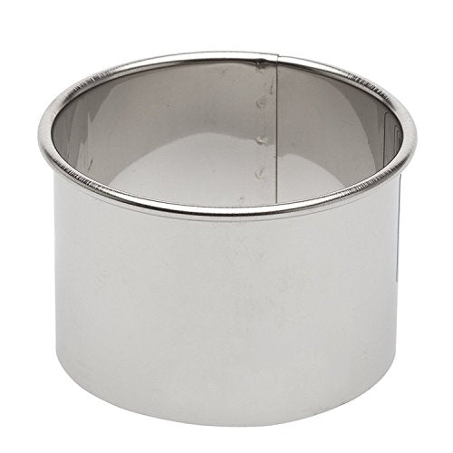 Ateco 2.5-Inch Round Stainless Steel Cutter - size: 2.5" Round Cutter