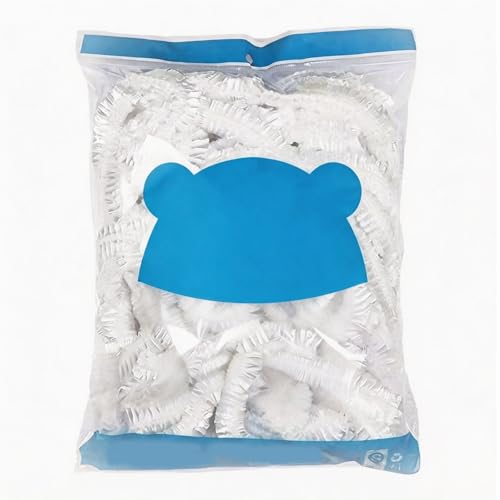 500 pc Reusable Elastic Transparent Stretchable Plastic Food Cover Wrap
