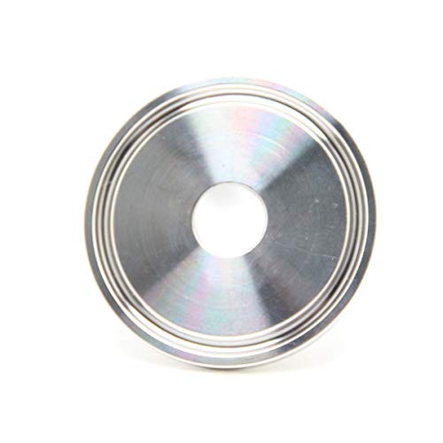 QiiMii 1.5 Inch Tri Clamp Tri Clover Fittings to NPT 3/8" Male Thread Adaptor, Stainless Steel 304 - size: TC 50.5 x 3/8"