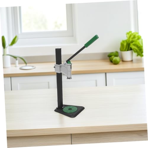 OUNONA Manual Desktop Bottle Capper Machine for Glass and Homebrew Beer Bottles, Adjustable Height 7.8-18.3 Inches, Iron Metal Construction with Stable Tabletop Base and Antislip Pad