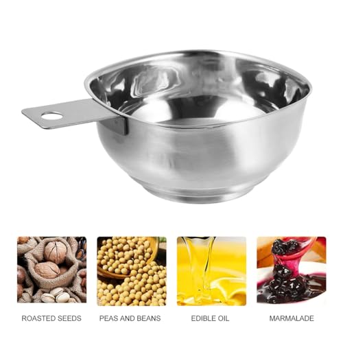 Square Wide Mouth Funnel with Handle Large Diameter Kitchen Gadget for Canning Jars Jam Oil Sugar Flour Grains Easy Carry and Storage 5.31X3.93X2.04In