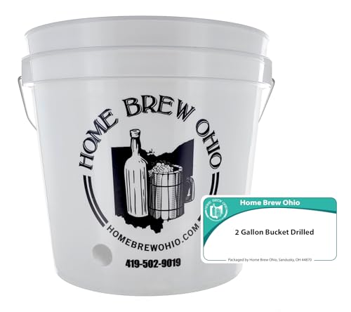 Home Brew Ohio 2 Gallon Plastic Bottling Bucket (Bucket Only)