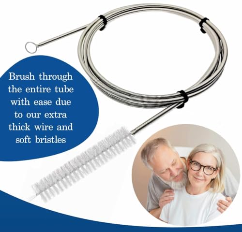 CPAP Cleaning Kit for Hose and Mask, CPAP Hose Cleaning Brush, Collapsible Wash Basin, Compatible with Standard and Slimline CPAP Tubing (Basic Basin Kit)