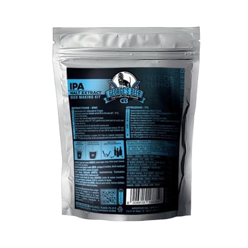 George’s Beer Liquid Malt Extract Concentrate – Makes 5 Liters (1.32 Gallons) – Yeast Included – Homemade Craft IPA in 4 Easy Steps – Sold by North Mountain Supply - style: Refill - IPA