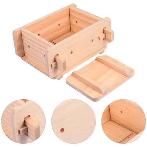 DOITOOL Tofu Presser Tofu Maker Mold Wooden Mold Maker Kit DIY Making Tool Press Mould Hand Tools Homemade