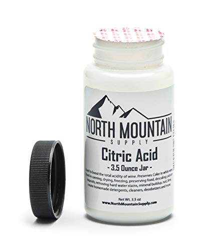 North Mountain Supply - CA-3.5oz Pure Food Grade Citric Acid - 3.5 Ounce Jar - size: 3.5 Ounce