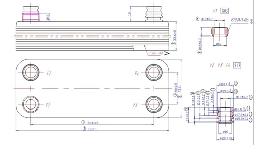 12 Plate Heat Exchanger Beer Wort Chiller Cooler Stainless Steel for Cooling
