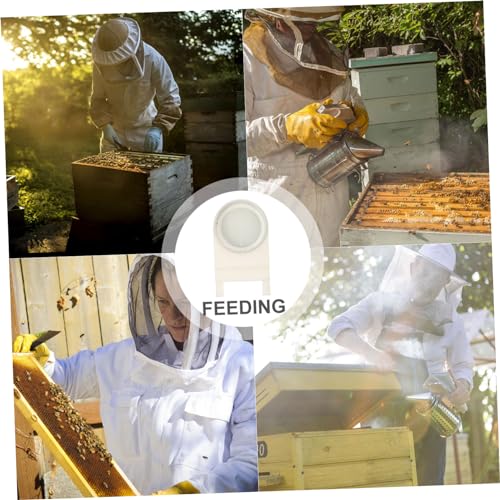 2pcs Beehive Entrance Feeder Easy Install Bee Feeder for Monitoring Sugar Syrup Levels Beekeeping for Internal Entrance Use