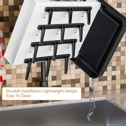 SuoXing Baby Bottle Drying Rack Space Saving,Countertop Vertical Bottle Rack Dryer and Holder for Baby,Large Baby Bottle Station Organizer and Stand for Brushes,Pacifiers,Breast Pump,Dish,Black - color: Black