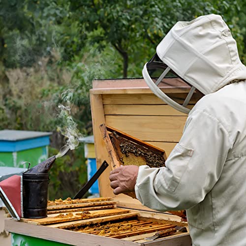 Bee Smoker Pellets Beekeeping Fuel - 108 Packs, Bee Hive Smoker Pellets, Beekeeping Tools, Beekeeping Supplies, Full Combustion, Soft Smoke, Pleasant Smell, Suitable for Outdoor Beekeeping