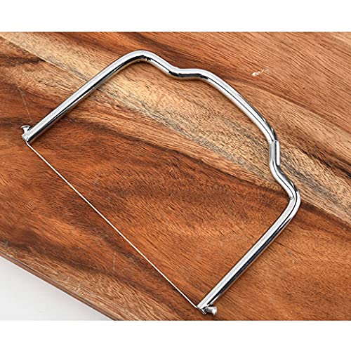 Multipurpose Handheld Cheese Wire Slicer Stainless Steel Foie Cutter Wire Butter Cutter Chocolate Cheese Slicer