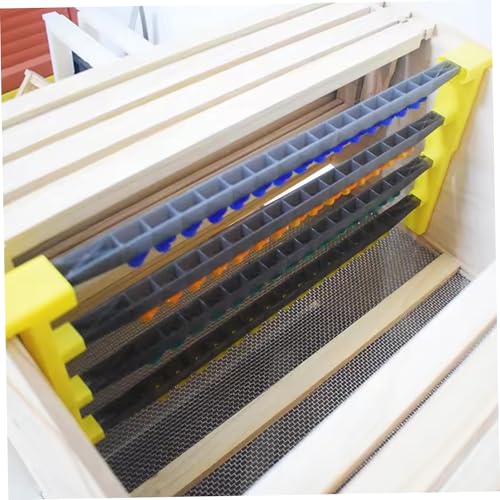 Queen Rearing Kit with 15 Cell Cups & Frame Holder, Color-Coded Plastic Grafting Kit for Beekeeping, Beekeeping Supplies..