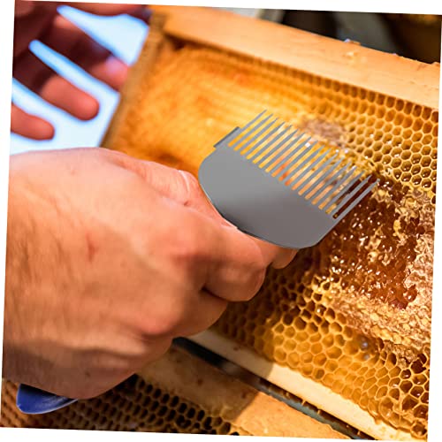 BESPORTBLE Beekeeper Honeycomb Scraper and Honey Shovel Tool for Easy Honey Harvesting Uncapping Fork for Beekeeping