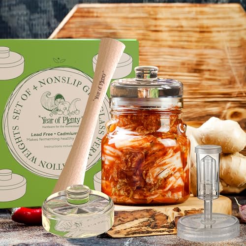 Year of Plenty BPA-Free Airlocks - Set of 6 - Hydrolocks for Fermenting, Brewing, Beer, Wine, Sauerkraut, Kimchi and Other Fermentation Projects (6) - size: 3 Piece