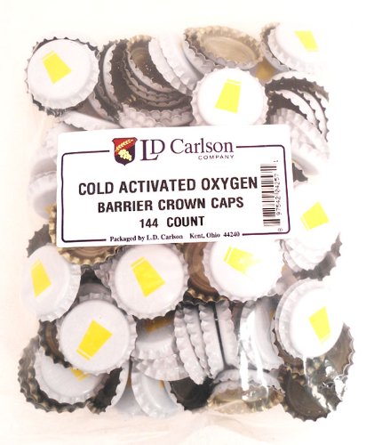 1 X Cold Activated Oxygen Barrier Crown Caps-144 Count