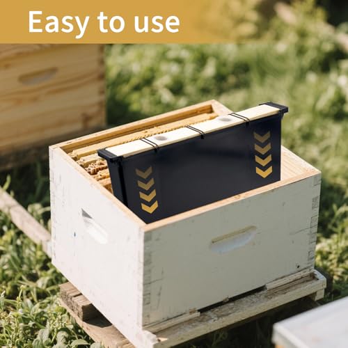 2 Pack 4L Bee Pro Feeder Beehive Frame Feeder Premium Beekeeping Feeder for Honey Bees,Deep Frame Water Feeder for Hive Tool Beekeeping Supplies - size: 4L-2Pack