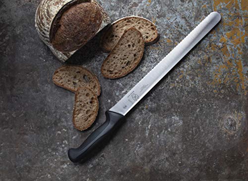 Mercer Culinary M23112 Millennia Black Handle, 12-Inch Wavy Edge, Slicer - size: 12", style: Wavy Edge Slicer