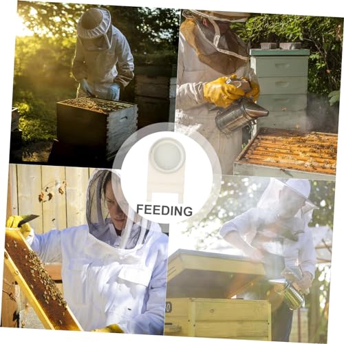 2pcs Beehive Water Dispenser with Design Durable Bee Feeder for Beekeeping Easy Observation of Water Level for Entrance Internal Feeding