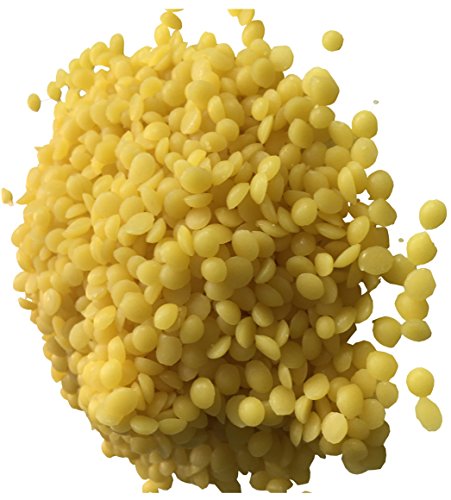 Organic Beeswax 1 LB by Oslove Organics-Pure Beeswax Pellets for Candle Making, Lotions, Cremes, Lip Balms and Salves