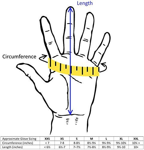 Goatskin Leather Beekeeper's Glove with Long Canvas Sleeve & Elastic Cuff. Keystone thumb and dexterity (X-Large) - size: X-Large (Pack of 1)