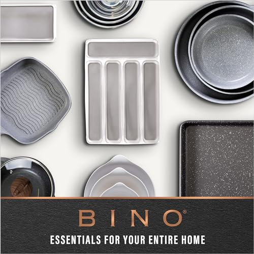 BINO | Plastic Organizer Bins, X-Small - 4 Pack | THE SOHO COLLECTION | Multi-Use Organizer Bins | Pantry & Freezer Bin | Plastic Storage Containers | Bin for Home & Kitchen Org - size: X-Small