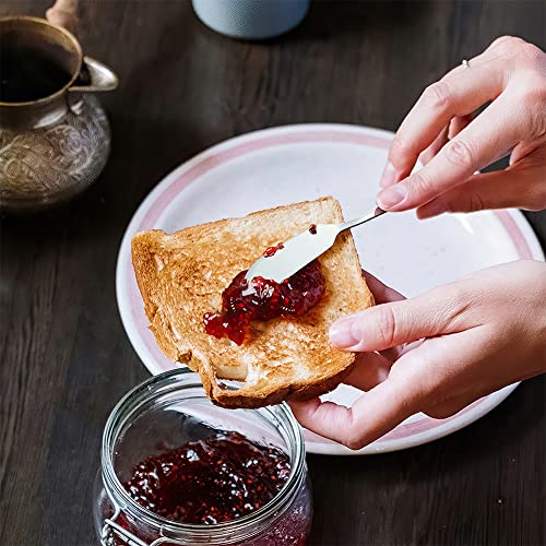 AOOSY Butter Knife, Cheese Knife, Dover Sole Breakfast Kippers, Cute Mini 5.91 inches Stainless Steel Kitchen Knives for Butter Sandwiches Cheese Breakfast,Packs Of 6 - size: 6PC