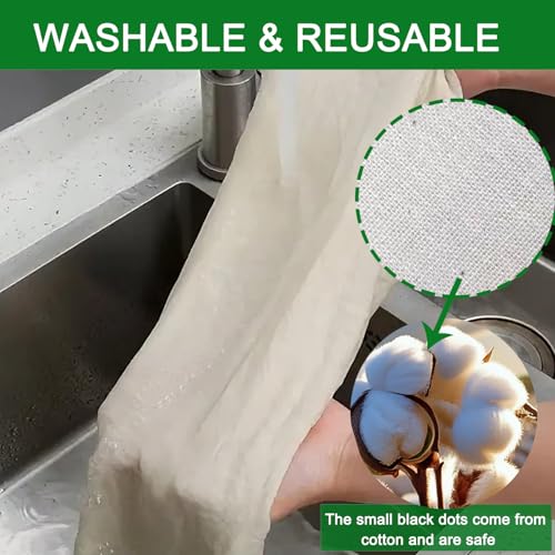 Large Fine Mesh Strainer with Sturdy Handle, 8.66” Stainless Steel Strainers, Bonus 20x20 Inch Reusable Cotton Cheese Cloths with 4 Hemmed Edges, Sieve Sifter for Straining, Cooking, Baking - size: 8.66" Strainer and Cheesecloth