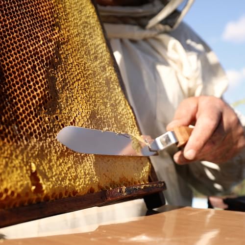 SunVara Beekeeping Stainless-Steel Electric uncapping Knife for Beekeeper bee Keeper Honey Wax Scraper Honey uncapping Cutter Tool - Apicultura Equipment & Bee Hive Tools Honey bee Keeping Equipment