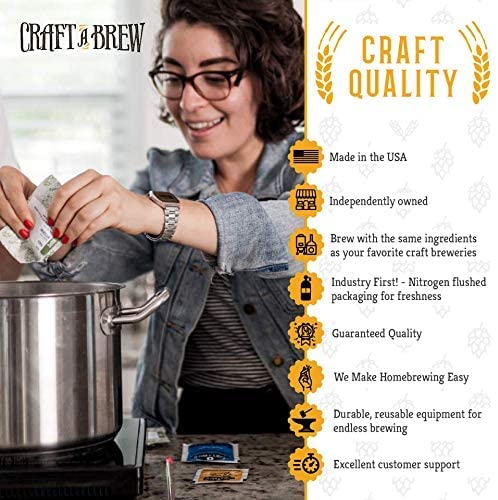 Craft A Brew - Fermentation Jug 1-pack - For Home Brewing - Includes 1 Gallon Glass Fermenter Jugs, Airlocks, and Silicone Stopper - size: 1 Pack