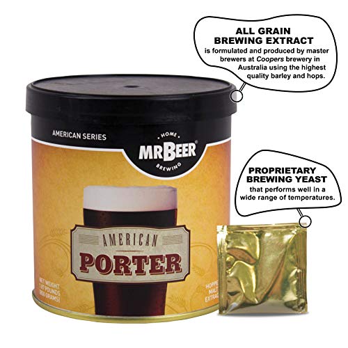 Mr. Beer American Porter 2 Gallon Homebrewing Refill - style: American Porter