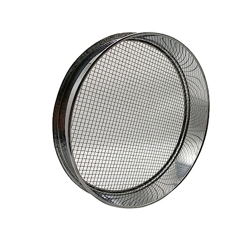 Soil Sieve for Garen -12 inches Soil Sifter for Rocks Compost-Sifting pan (1/4”Mesh Screen) - size: 1/4”Mesh Screen