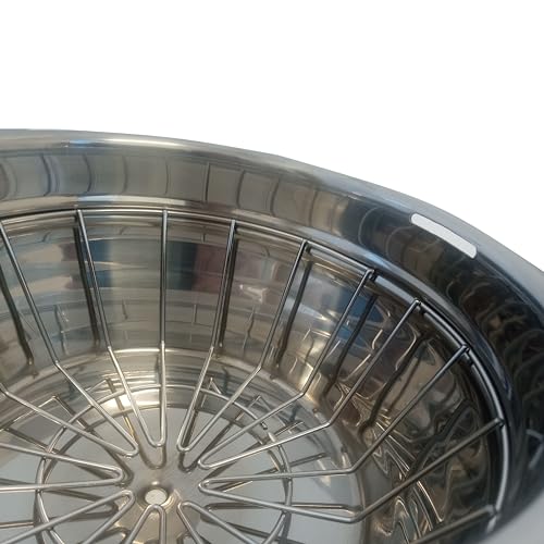 OCS Parts 20216.0000 Stainless Steel Coffee Brew Funnel with Black Handle | Replacement Brew Funnel for Bunn Coffee Machines