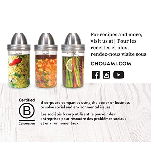 ChouAmi (The Little Fermenter) Stainless Steel Fermenting Lid for Le Parfait Glass Canning Jars (Device Only)