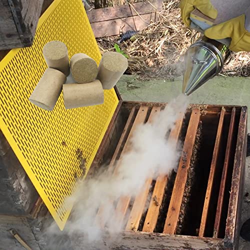 Bee Smoker Pellets - 108 PCS, Beekeeping Tools,Natural Smoker Pellets, Bee Hive Smoker Pellets, Beekeeping Supplies, Soft Smoke, Pleasant Smell, Suitable for Beekeeping(108 Packs)