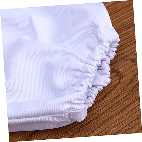 ibasenice Professional Beekeeping Suit Veil Hood Full Body Keeping Full Suit for Adults XXL White