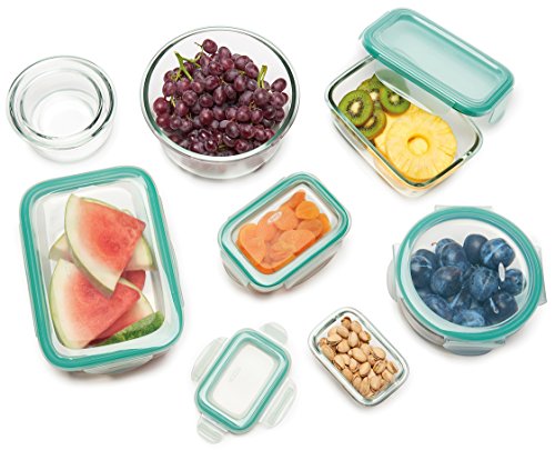 OXO Good Grips 1 Cup Smart Seal Airtight Glass Round Food Storage Container - size: 1 Cup