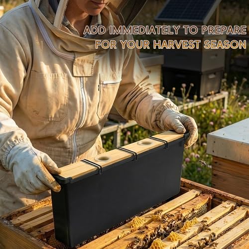 3.5L Standard Bee Frame Feeder, Bee Hive Deep Brood Box Feeder for Honey Bee Sugar Water Feeding (4 Pack) - size: 3.5L 4Pack