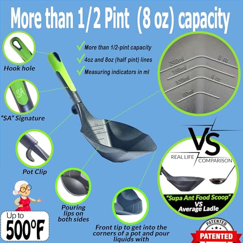 Supa Ant Canning Supplies Starter Kit - Water Bath Pot with Rack and Lid - Jar Lifter, XL Ladle, Jar Tongs, and Bubble Popper - size: 13-Piece Pro