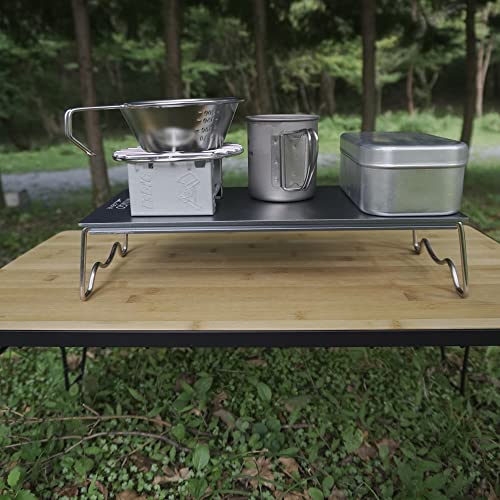 CAMPINGMOON φ4.9-inch Round Stainless Steel Cooking Grid Grill Fits for Backpacking Pocket Stove W13 - color: Dia 4.9 inches, fits for Backpacking Pocket Stove W13