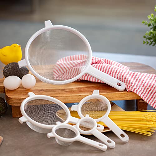 Chef Craft Classic Stainless Steel Mesh Strainer, 3 inch, White - color: White, size: 3 inches in diameter