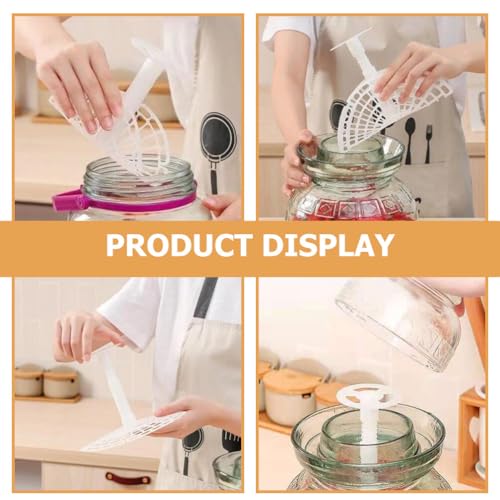Vegetable Press Pickle Jar Press Plates 2Pcs Fermentation Helper Tool for Kitchen Pickled Vegetable Making 7.48 Inch Plastic