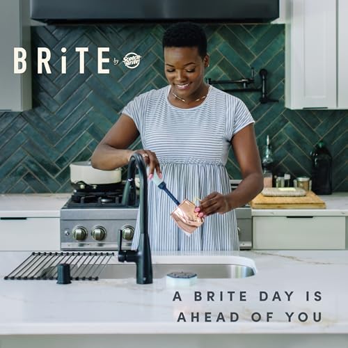 Brite by Scotch-Brite Limited Edition 2-in-1 Straw and Bottle Brush Set, Sleek and Stylish Bottle Cleaner Brush with 360-Degree Bristles and Hidden Straw Brush - size: (Pack of 1)
