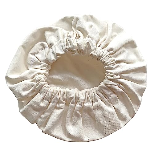 100% Cotton Jar Covers 3-Pack Breathable Fabric Lids for Kombucha, & Sourdough Starter – For Mason Jars Wide and Normal Mouth