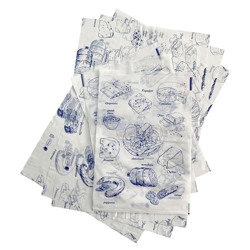 Food Storage Sheets and Bags for Cheese + Charcuterie | Keeps cheese and meat fresher, longer (Ovtene Variety Pack Includes 10 sheets and 10 small bags) Made in Italy