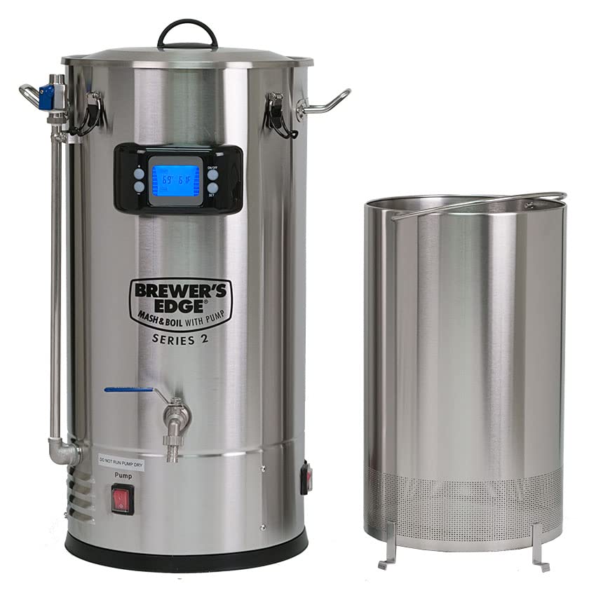 Brewer's Edge SERIES 2 MASH AND BOIL With Pump V2 Programmable Electric All-In-One Brewing Kettle 110V
